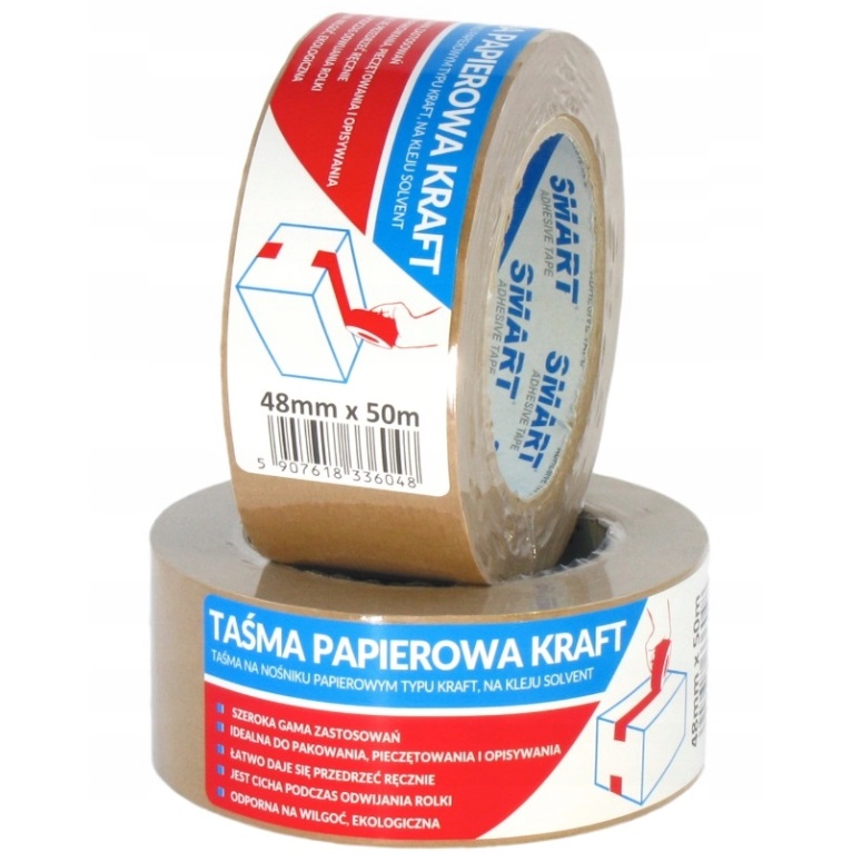 Taśma papierowa KRAFT Solvent 48/50